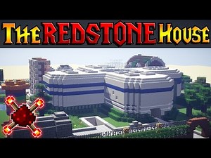 AMAZING REDSTONE HOUSE - The House of Redstone! (Over 100 Redstone Creations)