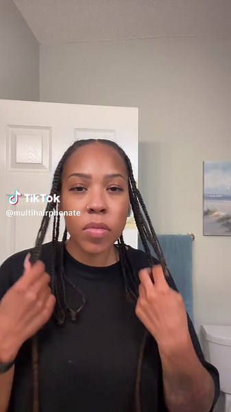 Big Hair Protective Style for Low Density Hair | Cynthia from Rugrats Braids