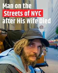 197K views · 2.7K reactions | Homeless Man Wanders on the Streets of NY | Invisible People | Facebook
