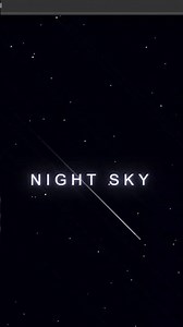 Shooting Star Background Animation | HTML - CSS - JS