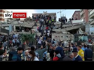 New Pictures: Buildings collapse as massive earthquake hits Greece and Turkey