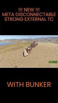 !! NEW !! META DISCONNECTABLE STRONG EXTERNAL TC #rust #rustconsole #rustbasedesign #rustgame#gaming