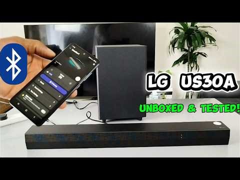 LG US30A Soundbar Review: Compact Design with HUGE Bass! (Unboxing & Audio Test)