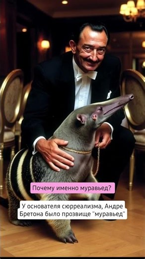 Как-то раз заходит Сальвадор Дали в ресторан... #shorts