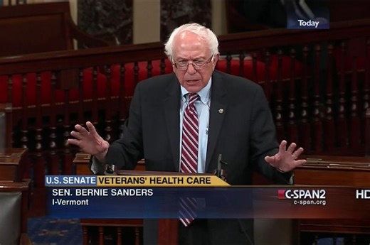 Senator Bernie Sanders on Veterans Health Care Bill