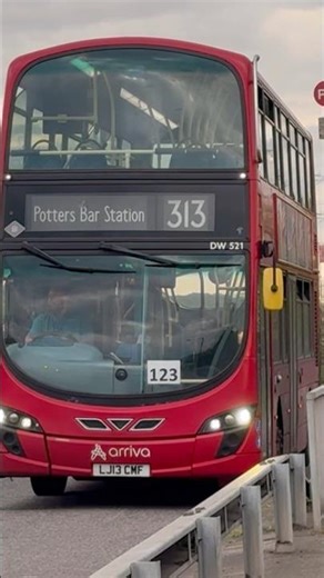 London Bus Route 313 To Potters Bar Station 🚎🇬🇧 || #londonbuses #pottersbar #313 #enfield #volvo