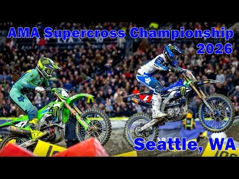 V#612 🔥 Haiden Deegan vs Levi Kitchen SHOWDOWN! 250SX West Main Event — Seattle Supercross 2026!
