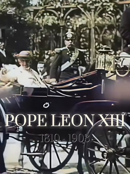 Pope Leo XIII🇻🇦 #christianity #chatolic #history #19century #pope #leoxiii #oldfilm