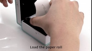 Memoqueen Pocket Printer - M02 Mini Sticker Printers, Compatible with iOS & Android, Bluetooth Wireless Thermal Sticker Printer for Memo, to-Do-List, Work Plan, Study Notes, DIY Journal, Purple