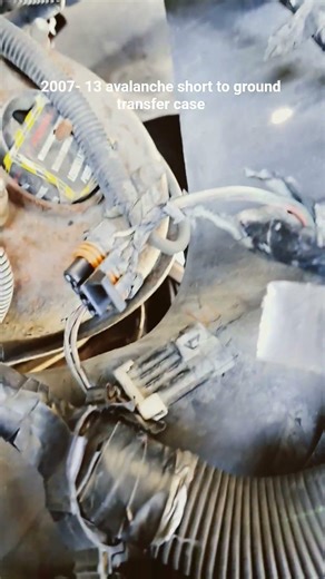 2007 avalanche transfer case short to ground dashboard service 4x4 code c0379- 06