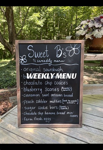 Weekly Farm Stand Menu: Delicious Baked Goods Await