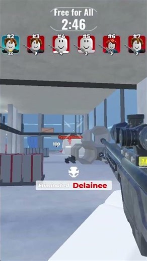 Crazy Kills In Roblox Sniper Arena #roblox #robloxshorts #robloxarena