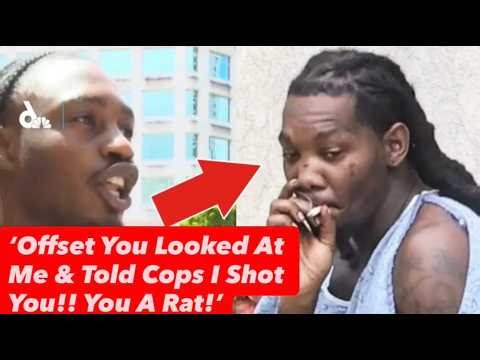 ‘OFFSET YOU A SNITCH’ Lil TJay GOES OFF On Offset After Jail Release For TELLING COPS He Shot Him