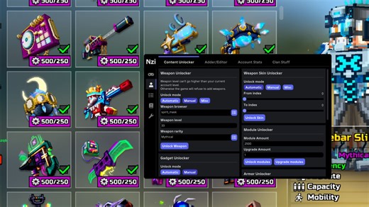 【PG3D】Nazi菜单完整功能介绍（上）