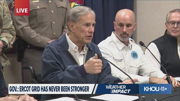 Gov. Abbott's disaster declaration for winter weather now includes several Houston-area counties