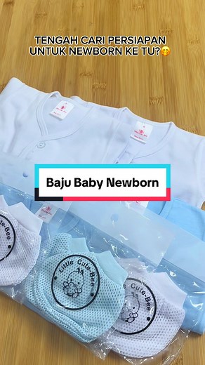 Nak cari set baju untuk newborn? #baby #bajubaby #newbornbaby #babyclothes #bayi #setbajubaby #ibuhamil #ibumengandung #ibubersalin #fyp #tiktokshop99granddeals