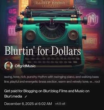 Blurtin’ for Dollars on Blurt.blog