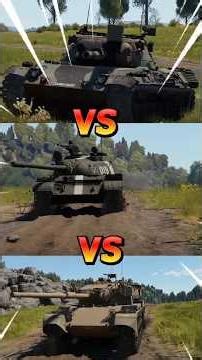 T-55A vs Leopard 1 vs Olifant Mk.1A !