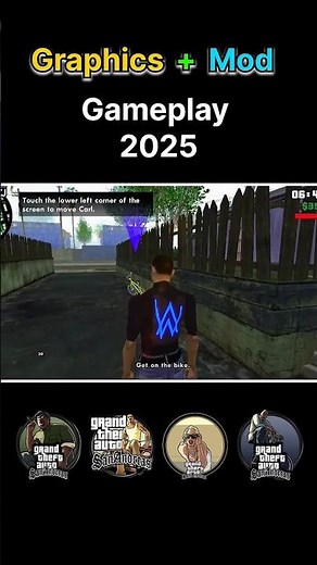 🤩🎮GTA San Andreas 2025 |Graphics Mod🔥 Ultra Realistic Look| #shorts #gta #gtasanandreas #viral
