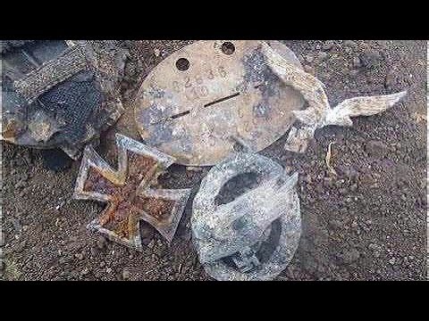 EXCAVATIONS OF GERMAN PARATROOPERS (ARCHIVE) / WW2 METAL DETECTING