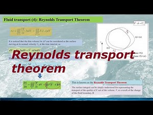 [Fluid Dynamics: Fundamentals] Reynolds Transport Theorem