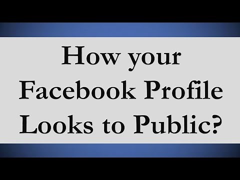 How your Facebook Profile Looks to Public? , Check How to see that without An additional FB Account.