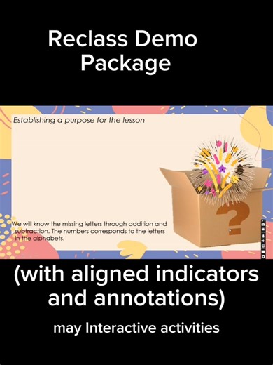 288K views · 1.7K reactions | Sample Reclass Demo Teaching Package #reclassification #DemoTeaching #classobservation | Teacher She | Facebook