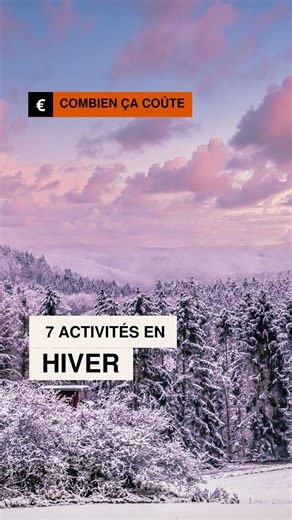 7 idées et un budget pour vos activités hivernale ! 🥶 #hiver #activité #voyage | Easyvoyage