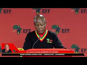 CIC Julius Malema Addresses EFF Press Conference, 10 December 2025