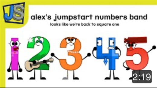 my Jumpstart numbers band (individuals)