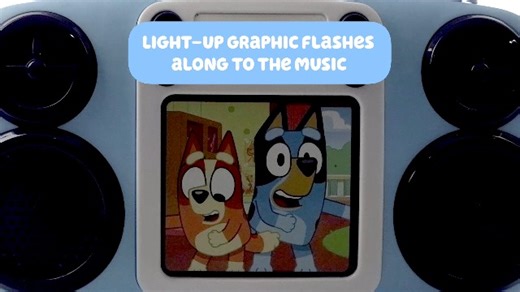 Watch eKids Bluey Mini Music Player for Kids with Built-in Music on Amazon Live