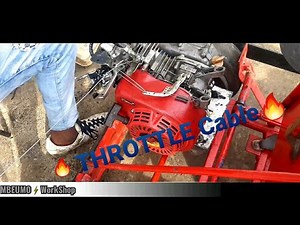 How to install throttle cable on any small engine