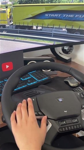 DAF XF Truck Simulator POV 🚛 | Driving with HORI Truck Control System | ETS2