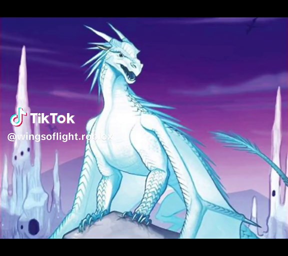 this is the icewing roar for the game. its a mixture of ice cracking and a polar bear roaring. will be uploading other roars and growls soon! #icewing #wingsoffire #wof #roblox