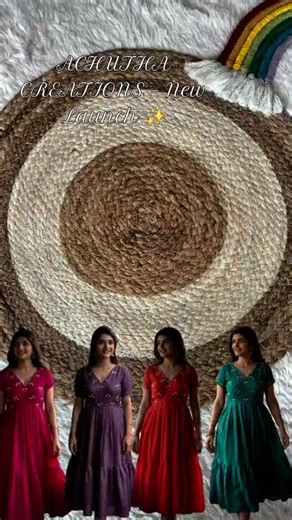 Achutha Creations | ✨ ACHUTHA CREATIONS – New Launch ✨ 🔥 South Super Hit SREELEELA Inspired GOWN 🔥 👗 GOWN DETAILS 👗 ✨ Fabric: Soft Roman ✨ Work: Premium Moti &... | Instagram