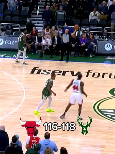 What a Fantastic Finish by The #Bucks and #Bulls ‼️🎥 #NBA #FantasticFinish #Giannis #DeRozan #basketball #NBAXmas #sports #NBAAllStar #Basketball #fyp #foryou