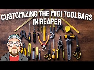 Customizing the MIDI Toolbars in REAPER