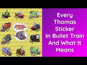 Every Thomas Sticker in Bullet Train Explained
