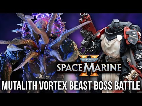 Mutalith Vortex Beast Full Boss Fight | Warhammer 40,000: Space Marine 2 Patch 10.0 Gameplay