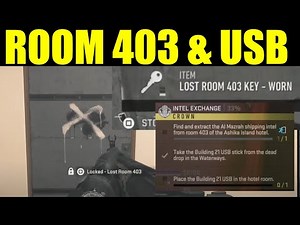 How to find and extract the al mazrah shipping intel from room 403 of the ashika island hotel DMZ