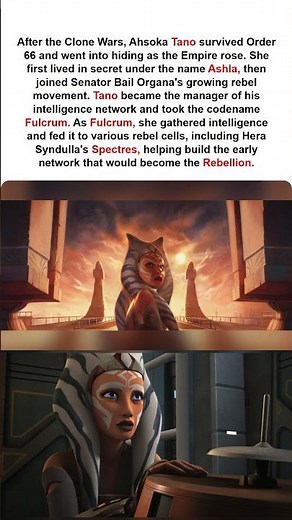 Ahsoka Tano Secretly Helped Build the Rebellion