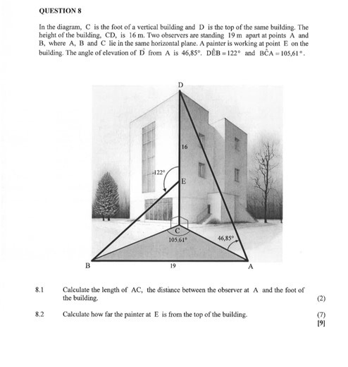 2024 Math P2 Nov. 3D problems(Trigonometry) | High school mathematics