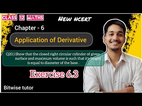 Ex 6.3 class 12 maths q20 | Ex 6.3 q20 class 12 | Question 20 exercise 6.3 Class 12