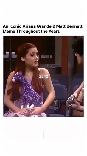 trendflix on Instagram: "This video is a brilliant look back at the enduring charm of the "Will there be meatballs?" line from Victorious, starring Ariana Grande (as Cat Valentine) and Matt Bennett (as Robbie Shapiro)! It perfectly captures how a small, funny line can become an iconic piece of pop culture history. The montage tracks the quote from its original appearance on the show in 2012 to its subtle re-creation in 2014, and finally to its epic and touching performance moment during Ariana's