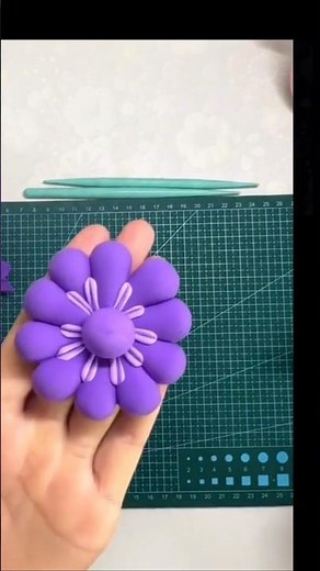 Easy Polymer Clay Flower | Cute DIY Mini Clay Flower 🌸✨