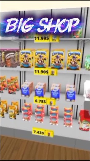 Big Shop #gamingshorts #SupermarketSimulator