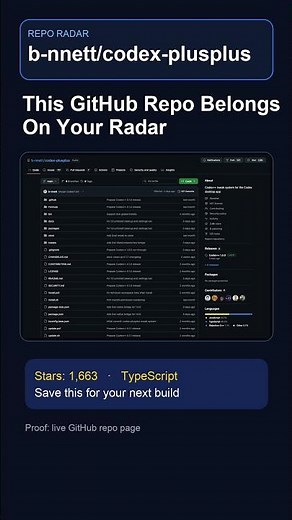 codex-plusplus belongs on your radar