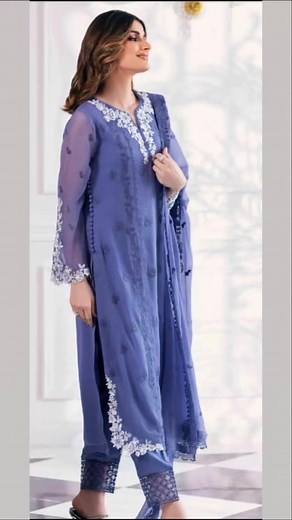Azure ensemble chiffon collection retail | AQS Boutique | Facebook