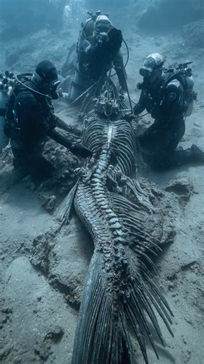Deep Sea Robot Discovers Giant Mermaid Skeleton Off Hawaiian Trench