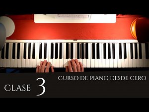 Curso de Piano desde cero | PDF con partituras | Clase 3